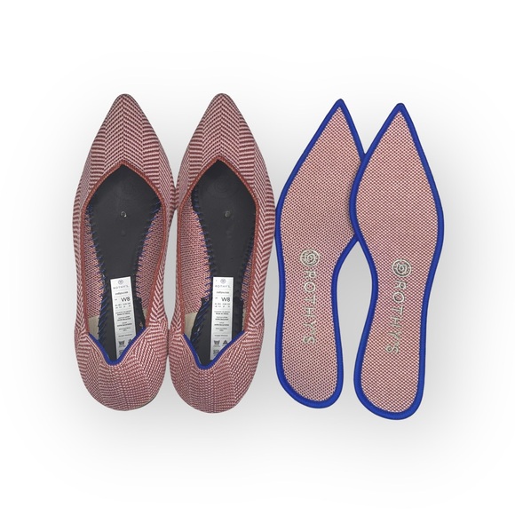 VHTF: Rothy’s ➤ The Point Flats ➤ Amber Metallic Herringbone ➤ 8M Ltd Ed Retired - Picture 14 of 16